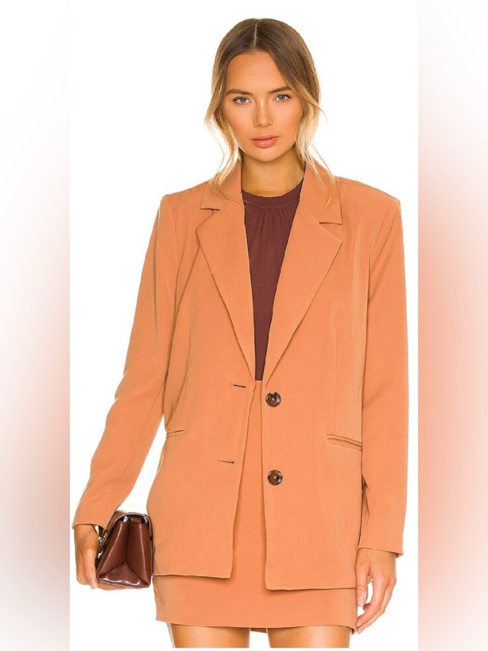 Lovers & Friends Revolve Diana Oversized Blazer in Caramel - NWOT - Never Worn